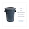 Boardwalk 32 gal. Round Trash Can 3485198 - alternate 4